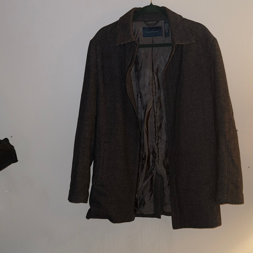 Perry Ellis Dark Brown Lightweight Jacket